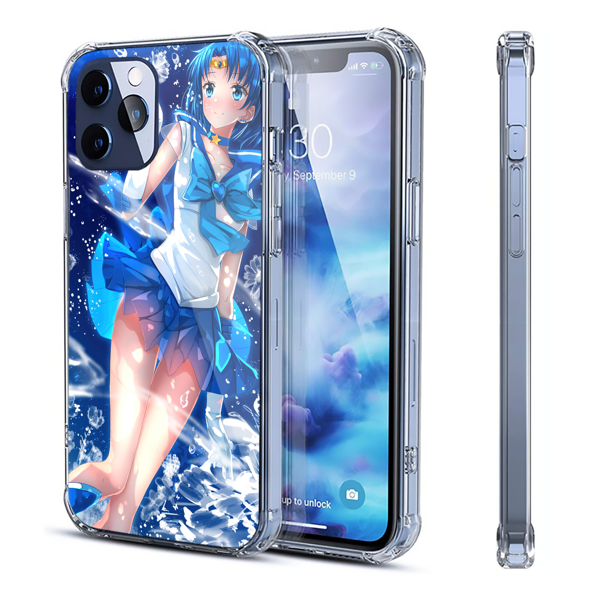 （画像用） 美少女戦士セーラームーン Sailor Moon 【iPhone 12シリーズ対応】透明スマホケース（クリアソフトケース）
